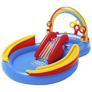 intex inflatable kids pool with slide